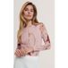 Ted Baker Rundhals Langarm Jersey Print Oberteil Pink