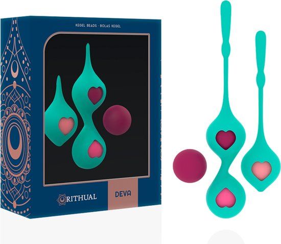 RITHUAL SET DEVA RITUAL ENTRENAMIENTO PELVICO VERDE AQUA