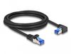 DeLOCK 80224 Câble réseau Noir 2 m Cat6a S/FTP Rond