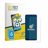 BROTECT Screenprotector voor Vivo Y6t - Folie Beschermfolie transparant 6 Stuks