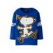 NAME IT MINI Snoopy rechtvallende longsleeve - blauw