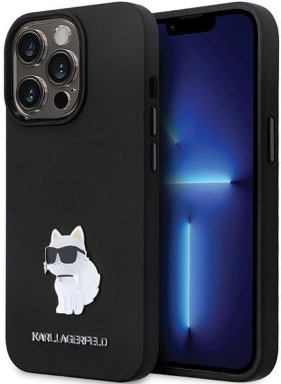 Karl Lagerfeld iPhone 13 Pro / 13 6.1" zwart hardcase siliconen