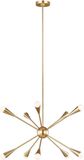 Feiss LED Kroonluchter | 3W 3000K 3000Lm 830 | Dimbaar | Burnished Brass