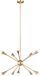 Feiss LED Kroonluchter | 3W 3000K 3000Lm 830 | Dimbaar | Burnished Brass