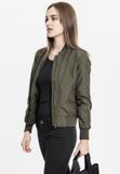 Urban Classics Light Bomber Jacket Dames Groen XL