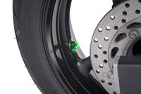 Puig 5591V ventiel, gatcirkelmeter, 11 mm, groen