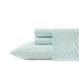 Laura Ashley Kingsize lakens, katoenen percal beddengoedset, lichtgewicht en ademend woondecoratie (Margate Shells Blue, King)