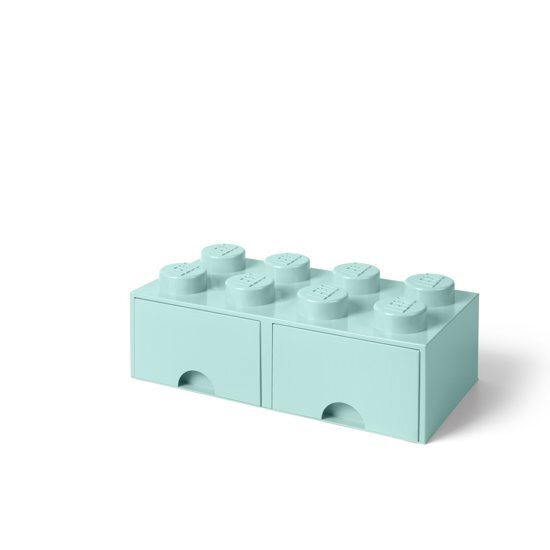 lego 4004 Storage Brick Opberglade 2x4 Aqua