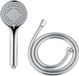 Wenko Handdouche set Basic 9,5cm - 5 straalsoorten - Chroom