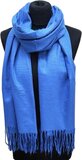 Lange Warme Sjaal - Glitter - Blauw - 200 x 75cm (23163#)