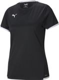 Puma Teamliga Shirt Korte Mouw Dames - Zwart | Maat: S