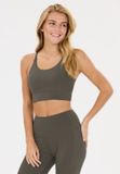 Athlecia Sport-BH Elli Vrouwen XL Bruin Polyester Medium ondersteuning Effen Herfst/Winter 2023