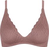 Sloggi ZERO Feel Bliss THE UP P Bra Dames Beha - Cacao