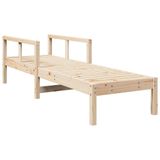 vidaXL Ligstoel 199,5x62x55 cm massief grenenhout