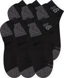New Balance Active Low Cut Socks 6 Pack Unisex Sportsokken - BLACK