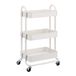 Amazon Basics 3-laags, rollende gereedschapswagen of keukenwagen - wit