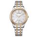 Citizen EM0416-78A Elegance Dames Polshorloge Solar Roestvrij Staal Wit Multi