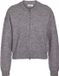 NOISY MAY Jas Nmharlow L/s Zip Knit Jacket 27038441 Medium Grey Melange Dames Maat - L