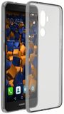 mumbi Hoes compatibel met Huawei Mate 9 telefoonhoes dun, transparant zwart