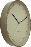 NeXtime Berlin L – Wandklok – 40 cm – Metaal – Khaki – Stil