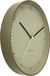 NeXtime Berlin L – Wandklok – 40 cm – Metaal – Khaki – Stil