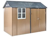 Beliani NOCCIANO - Tuin gereedschapschuur - Bruin - 313 x 220 cm - Staal