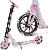 Movino City Light - Roze Step - Kinderen - 100 kg - ABEC-7 Lagers - LED Wielen