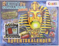 EXIT CHALLENGE Adventskalender voor kinderen - Bordspellen - Kerstkalender - 24 puzzels - Junior Escape Game - Duitse taal