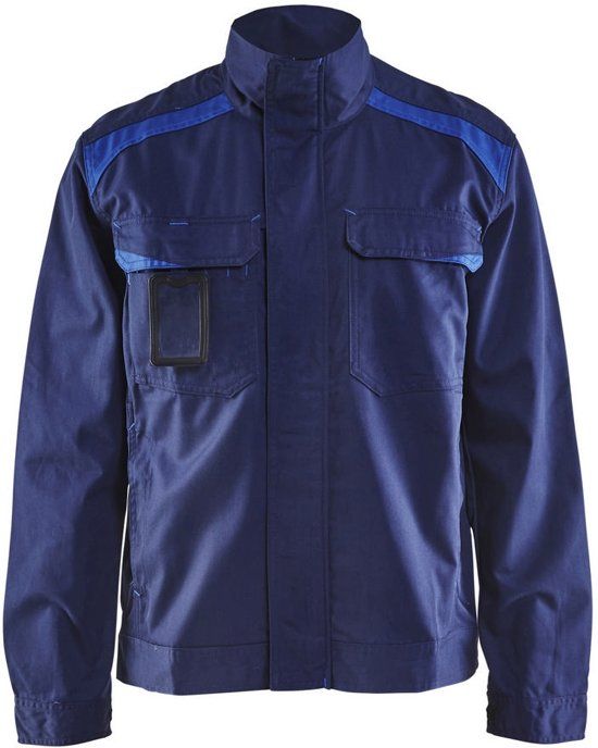 Blåkläder 4054-1800 Industriejack Ongevoerd Marineblauw/Korenblauw maat M