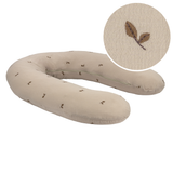 Tots Tale Voedingskussen Baby Soft Muslin Leaves Taupe