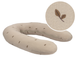 Tots Tale Voedingskussen Baby Soft Muslin Leaves Taupe