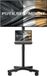 BeiJingLiangPinJiaZuoKeJiWenHuaFaZhanYouXianGongSi Support TV réglable en hauteur sur roulettes pour téléviseurs de 23-55 pouces - Avec support multimédia et compatibilité VESA - Charge max. 35 KG - Noir