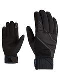 Ziener UZOMI Langlauf/Nordic/Crosscountry-handschoenen voor heren, extra warm, touch, softshell, zwart, 6
