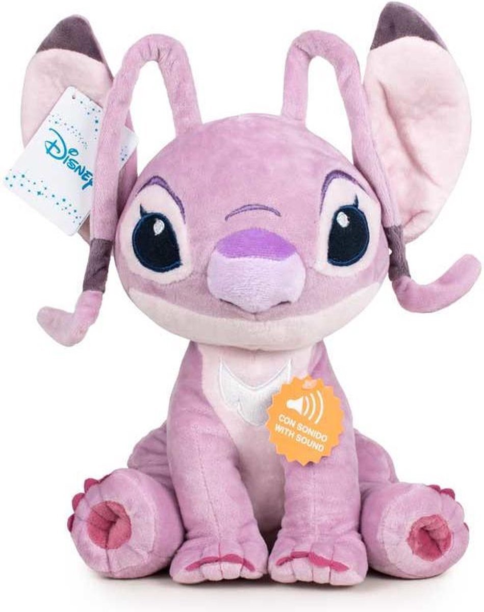 Play by Play Knuffel Disney Angel Junior 30 Cm Pluche Roze