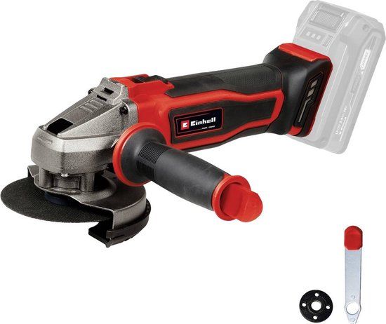 Einhell Accu Haakse Slijper TE-AG 18/115-2 Li Solo - 18V - Ø115 mm
