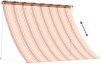 vidaXL Zonnescherm Multikleur 250 x 150 cm