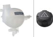 HELLA Reservoir d'expansion liquide de refroidissement, plastique avec couvercle, adapté entre autres pour CITROËN DS3