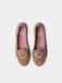 Toni Pons Ballerine suède pour femme avec fleurs brodées | PERALADA