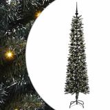 vidaXL Kunstkerstboom met 300 LED Groen 180 cm PVC en Plastic en Staal