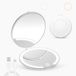Elodame B.V. Miroir de maquillage - Miroir de maquillage avec éclairage - Miroir à main - Miroir de maquillage éclairé avec fonction grossissante - Mini miroir de maquillage de voyage avec grossissement - 1X et 5X miroir de poche LED portable - Blanc