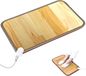 SURIGHT Elektrische voetenwarmer: Verwarmingselement van 50 x 30 cm, gemaakt van leer, 55 Watt, 220 Volt