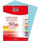 Fixo Paper 11120336 DIN A3-vellen, 180 g, 50 stuks, turquoise