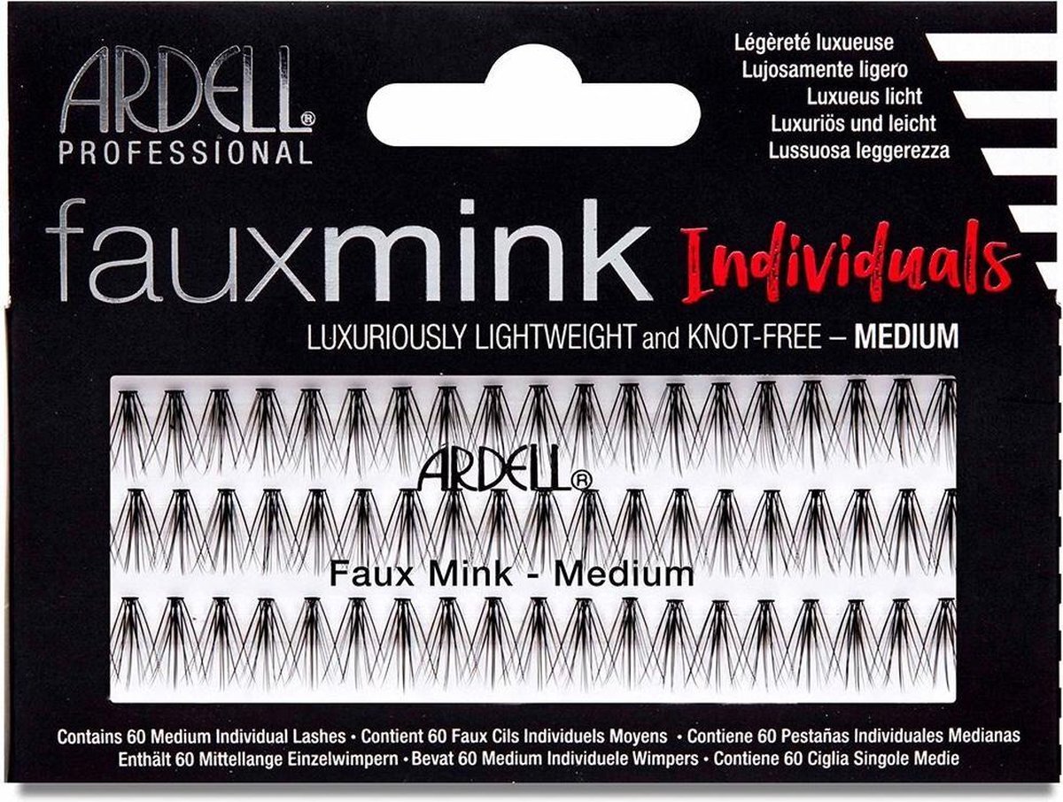 Ardell Lashes Ardell Knot-Free Faux Mink Individuals Medium