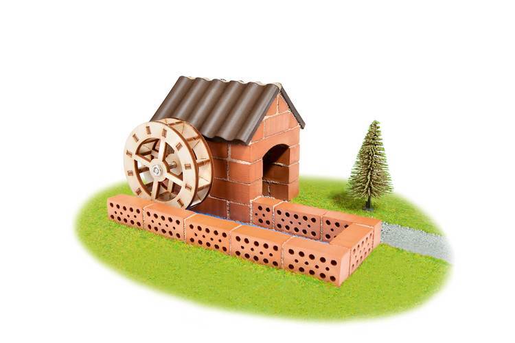 Teifoc Watermill Brick Construction Set