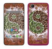 Royal Muurtattoo RS. 95870 zelfklevend voor Wiko Kite met motief Coffee Yin Yang