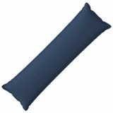 vidaXL Kussensloop HOUTEN Blauw 40 x 145 cm Faux Linnen
