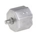 Wolfpack 5250200 jaloezie-eten metaal met schacht voor as, 60 mm, zilver