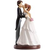 dekora Bruidspaar figuur voor bruidstaart - Hars decoratie 16 cm