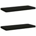 vidaXL - 2-delige - Coussin de banquette - VUGHT - 2 - pièces - 100% - Polyester - Noir