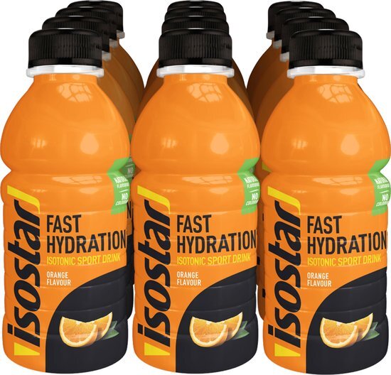 Isostar 12x Fast Hydration Orange 500 ml